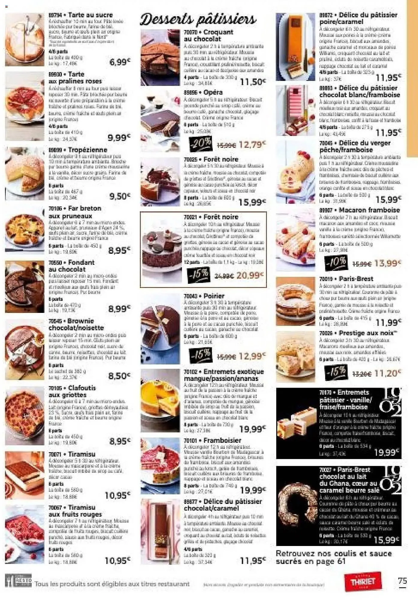 Catalogue Thiriet du 28 octobre au 24 novembre 2025 - Catalogue page 75