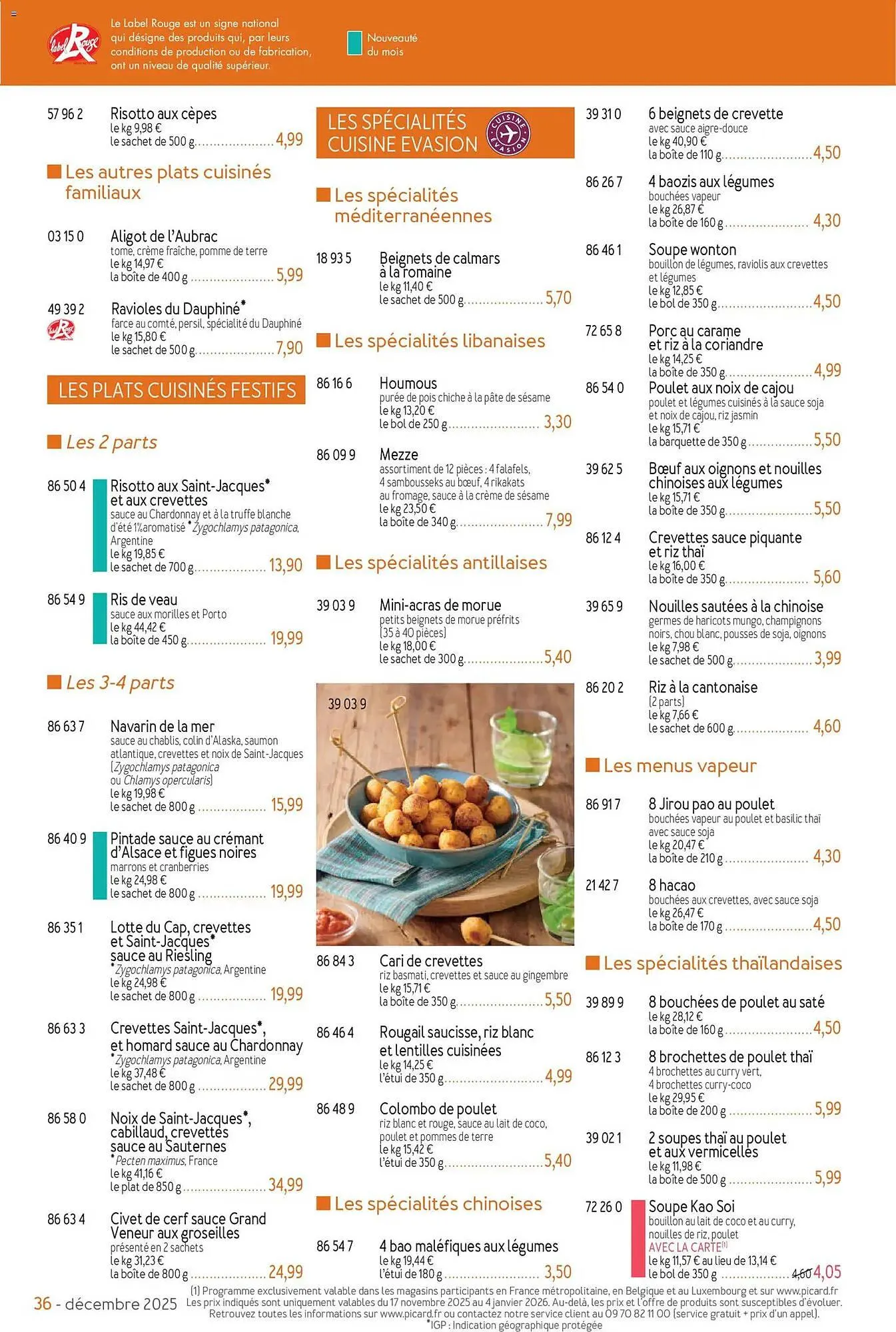 Catalogue Picard du 17 novembre au 4 janvier 2026 - Catalogue page 36