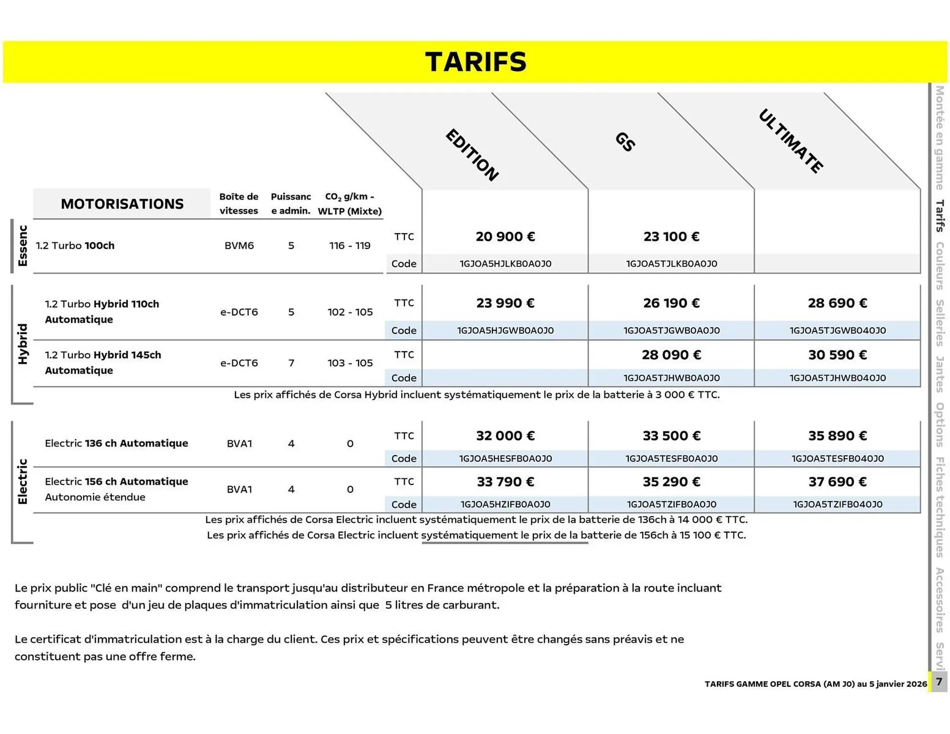 Catalogue Opel du 6 janvier au 6 janvier 2027 - Catalogue page 8