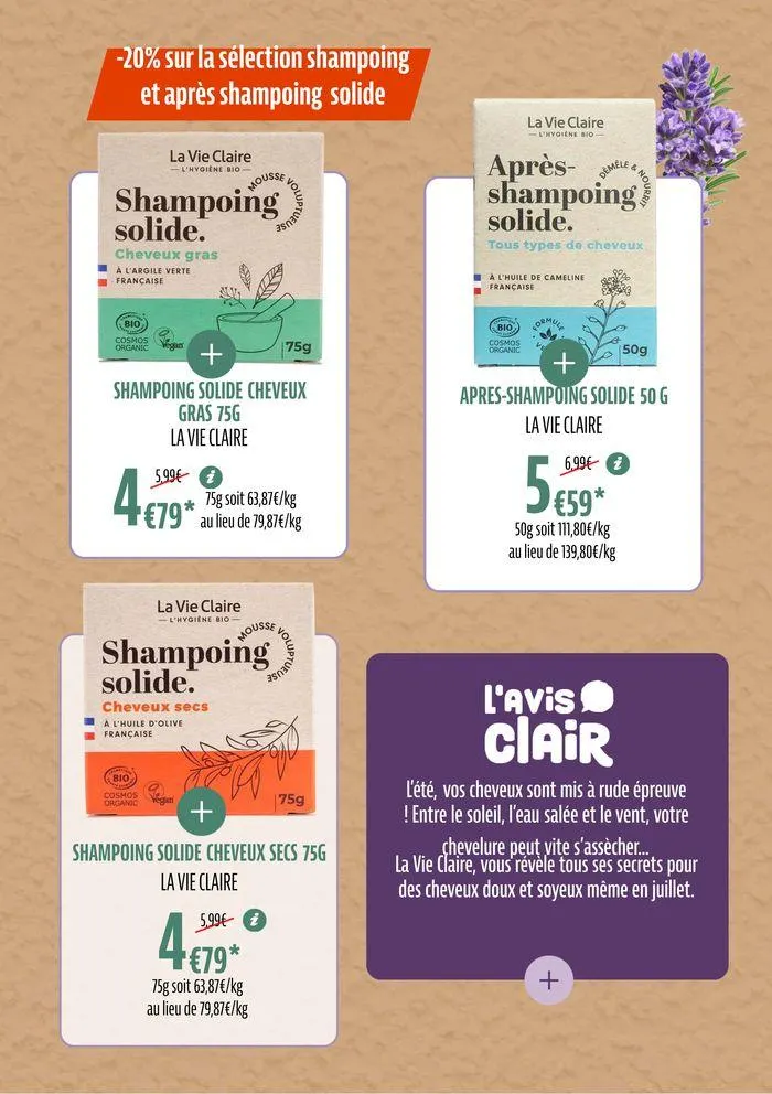 Tutes Nos Promos Bio Pour Un Ete Savoureux du 28 juin au 7 juillet 2024 - Catalogue page 36