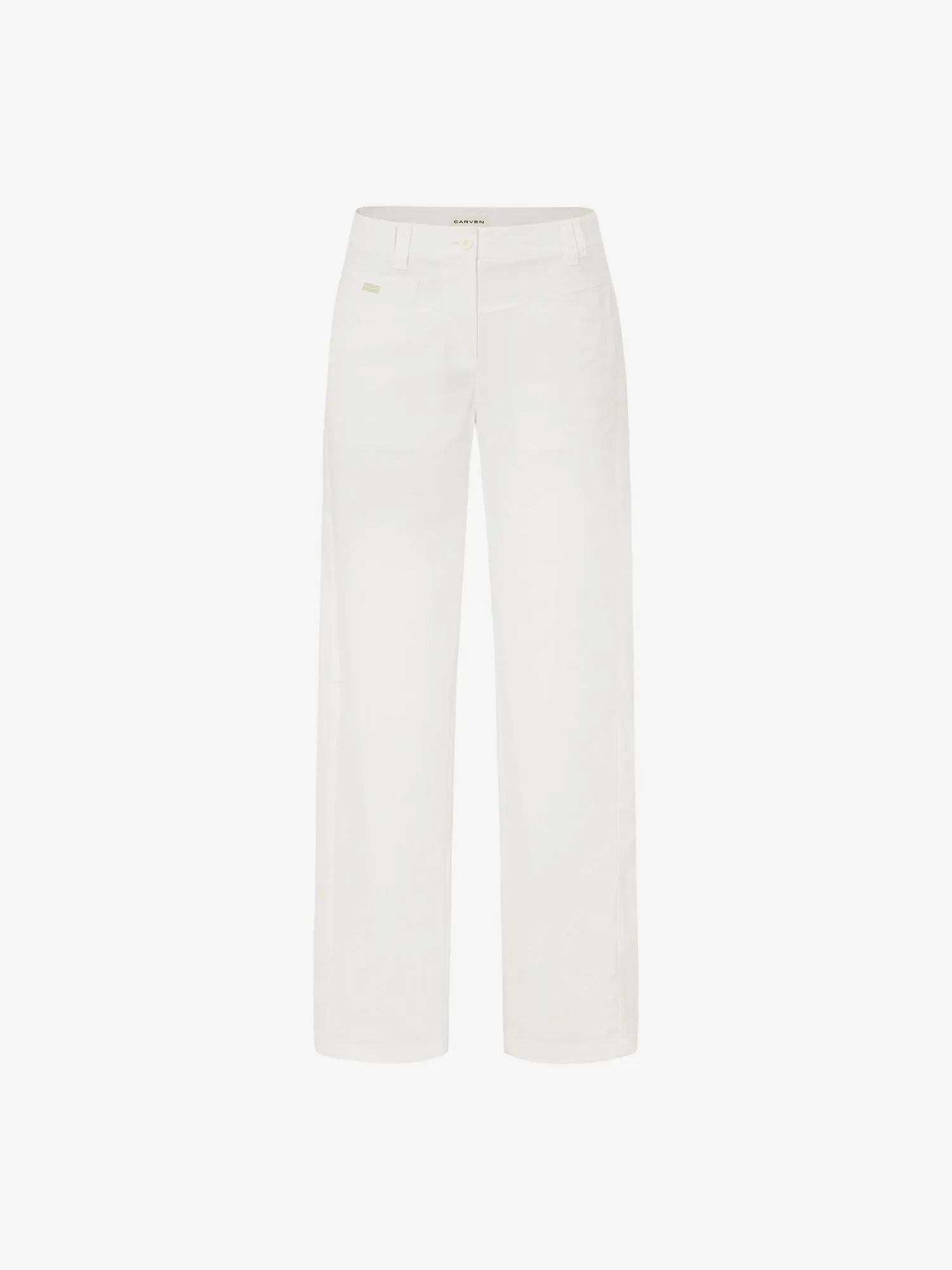 EROS TROUSERS IN WHITE COTTON