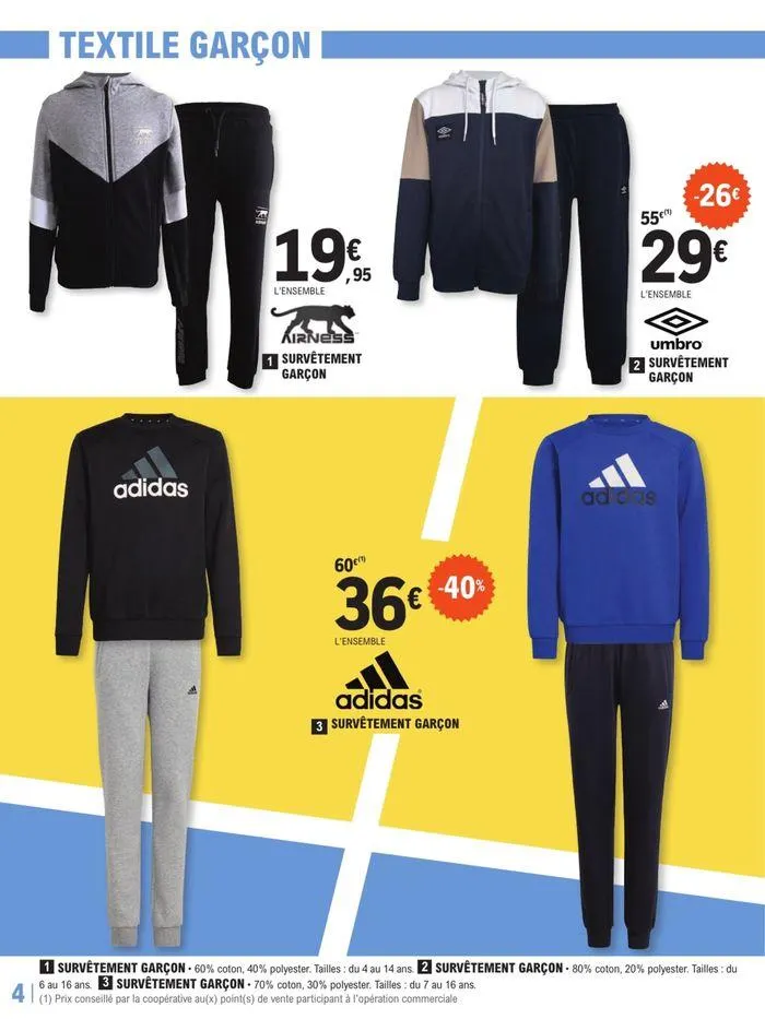 TOP DÉPART POUR LA RENTRÉE À PRIX E. LECLERC du 31 juillet au 7 septembre 2024 - Catalogue page 4