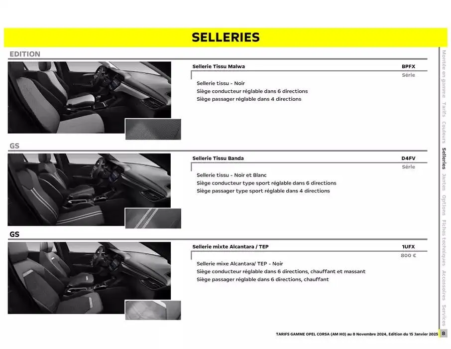 Opel Corsa du 17 janvier au 17 janvier 2026 - Catalogue page 9