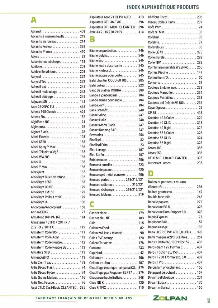 Le Guide Pro 2025 du 13 janvier au 31 décembre 2025 - Catalogue page 423