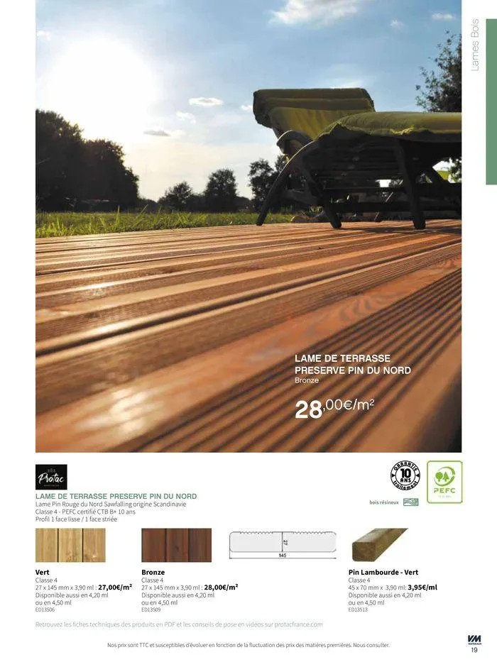 Extériéurs du 14 mars au 20 janvier 2026 - Catalogue page 19