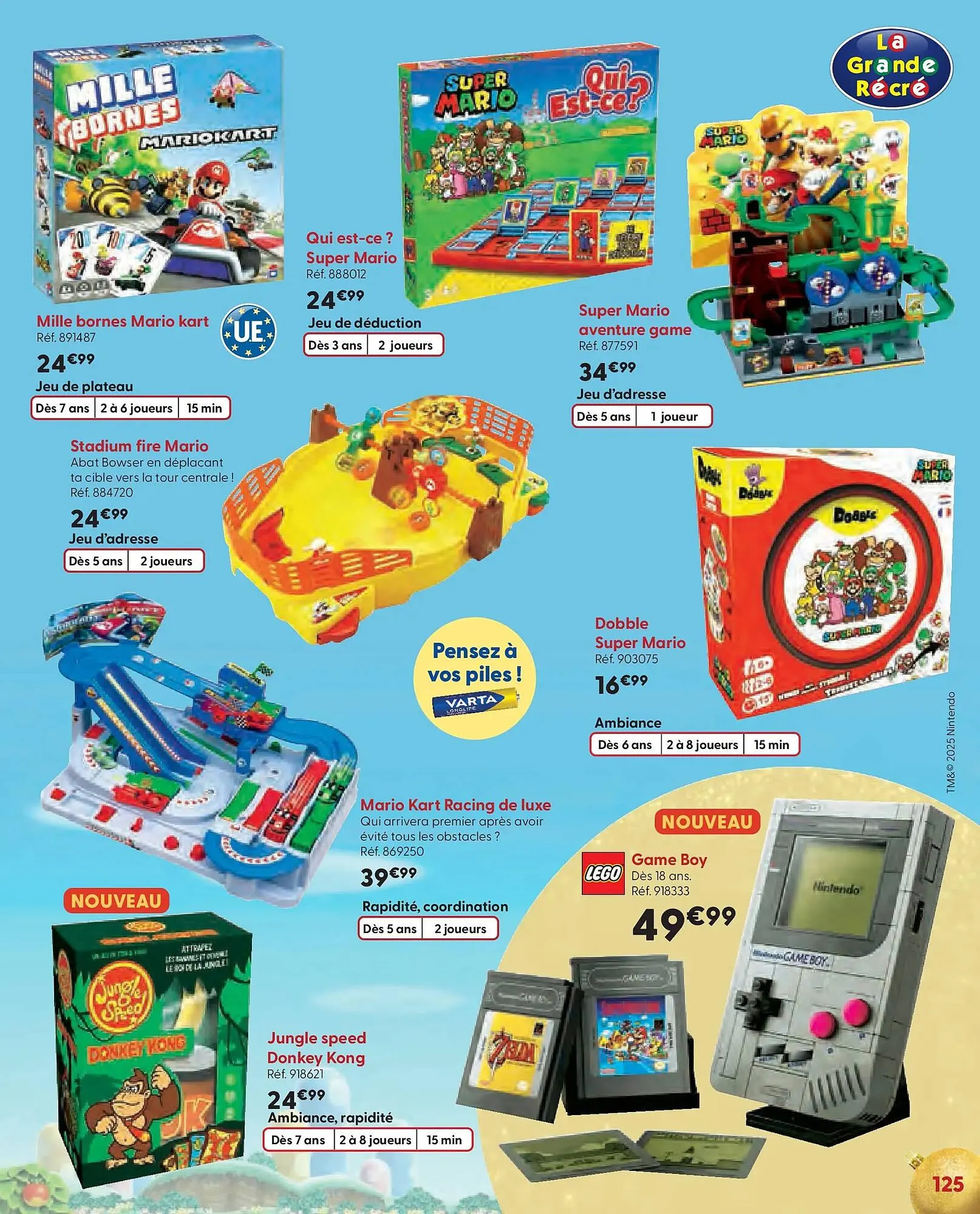 Catalogue La Grande Récré du 15 octobre au 2 décembre 2025 - Catalogue page 125