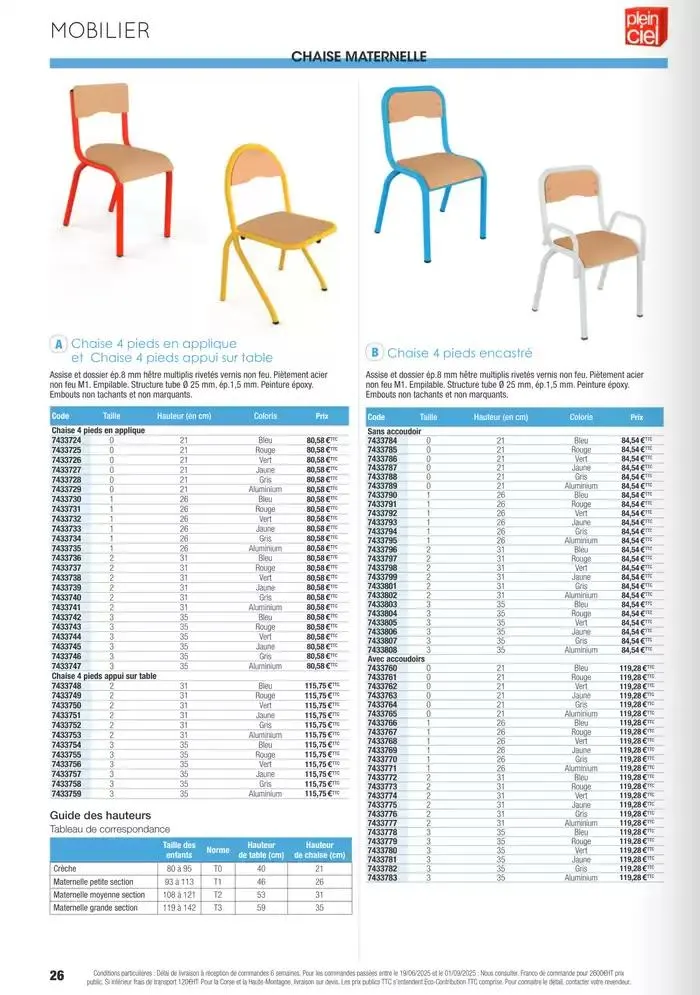 Écoles et loisirs 2025 du 1 janvier au 31 décembre 2025 - Catalogue page 26