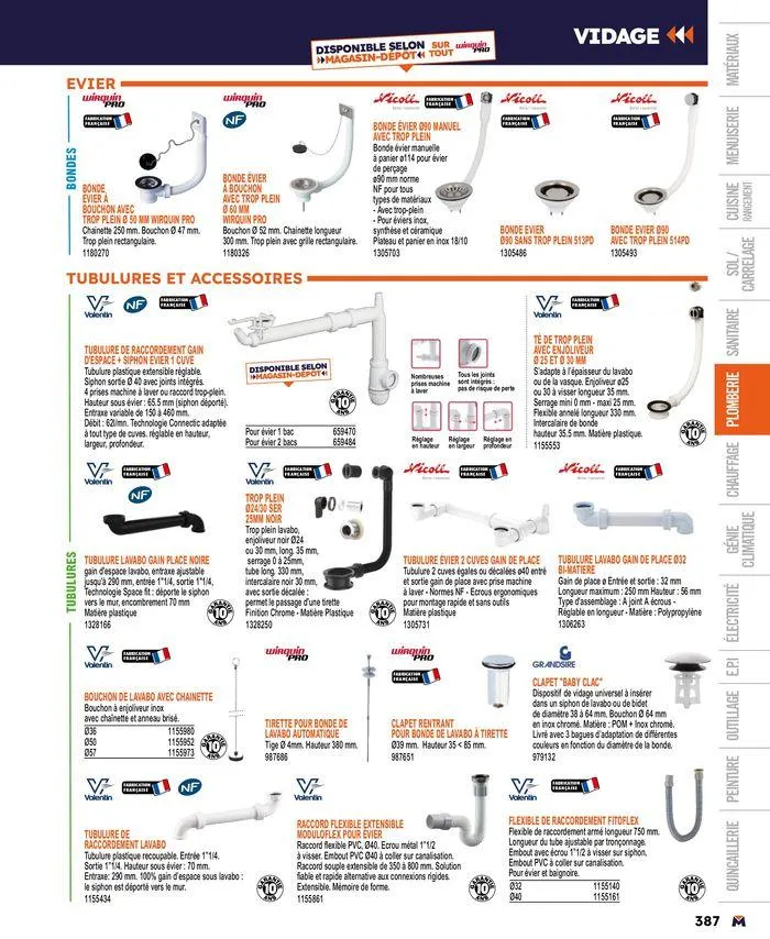Guide produits 2024 du 15 mars au 31 décembre 2024 - Catalogue page 387