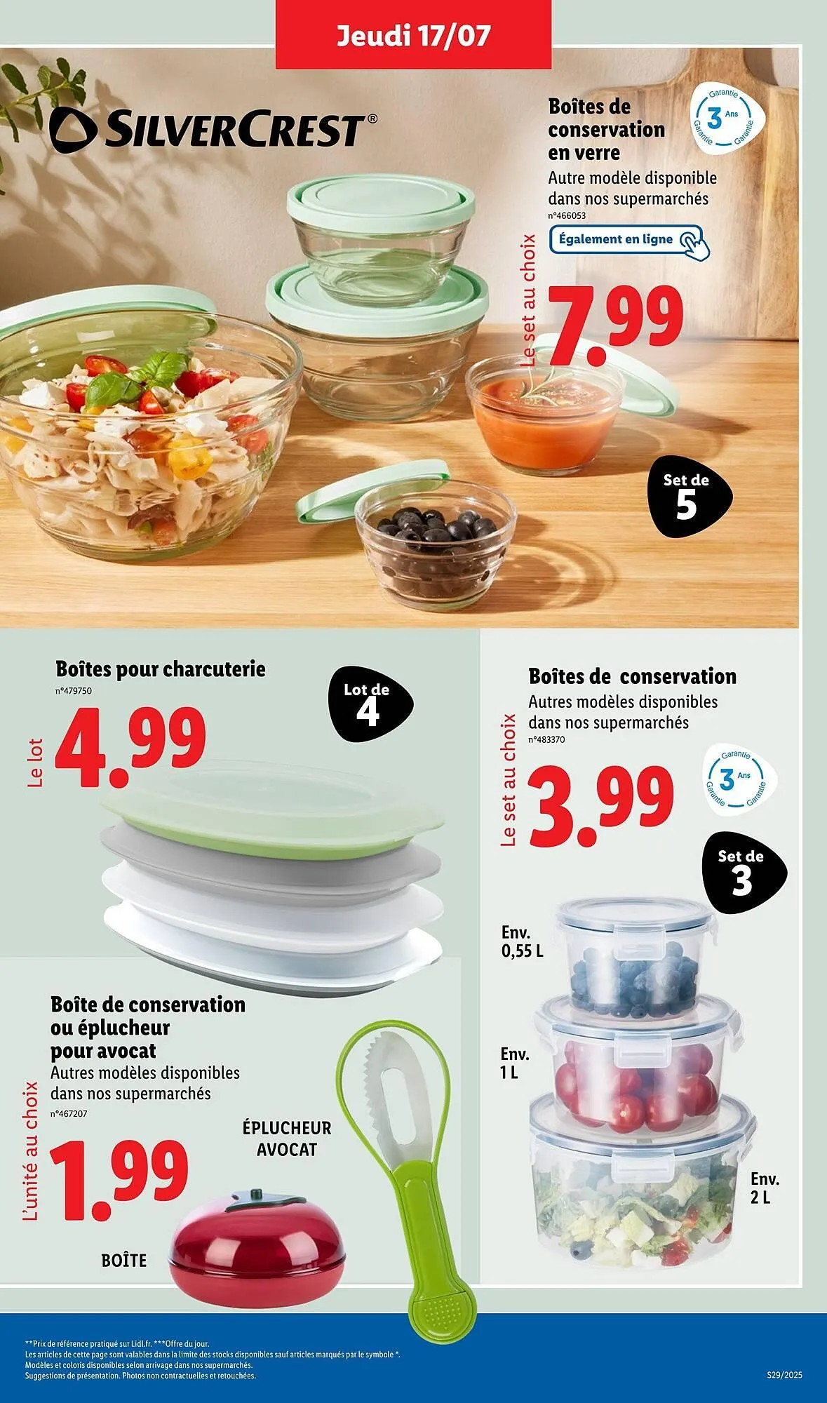 Catalogue Lidl du 17 juillet au 21 juillet 2025 - Catalogue page 3