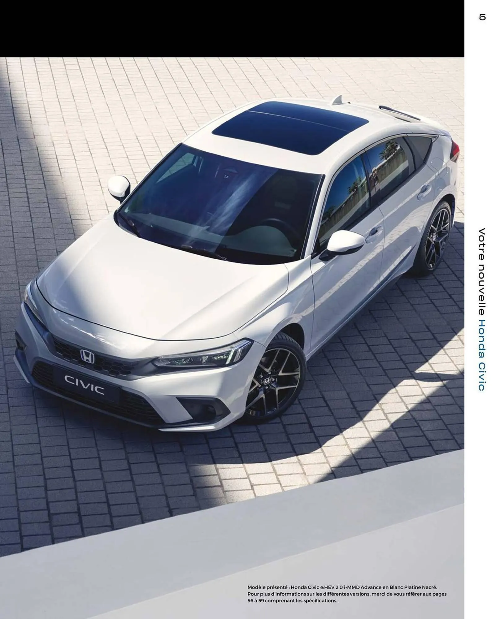 Catalogue Honda Civic Hybrid du 20 décembre au 30 juin 2024 - Catalogue page 5