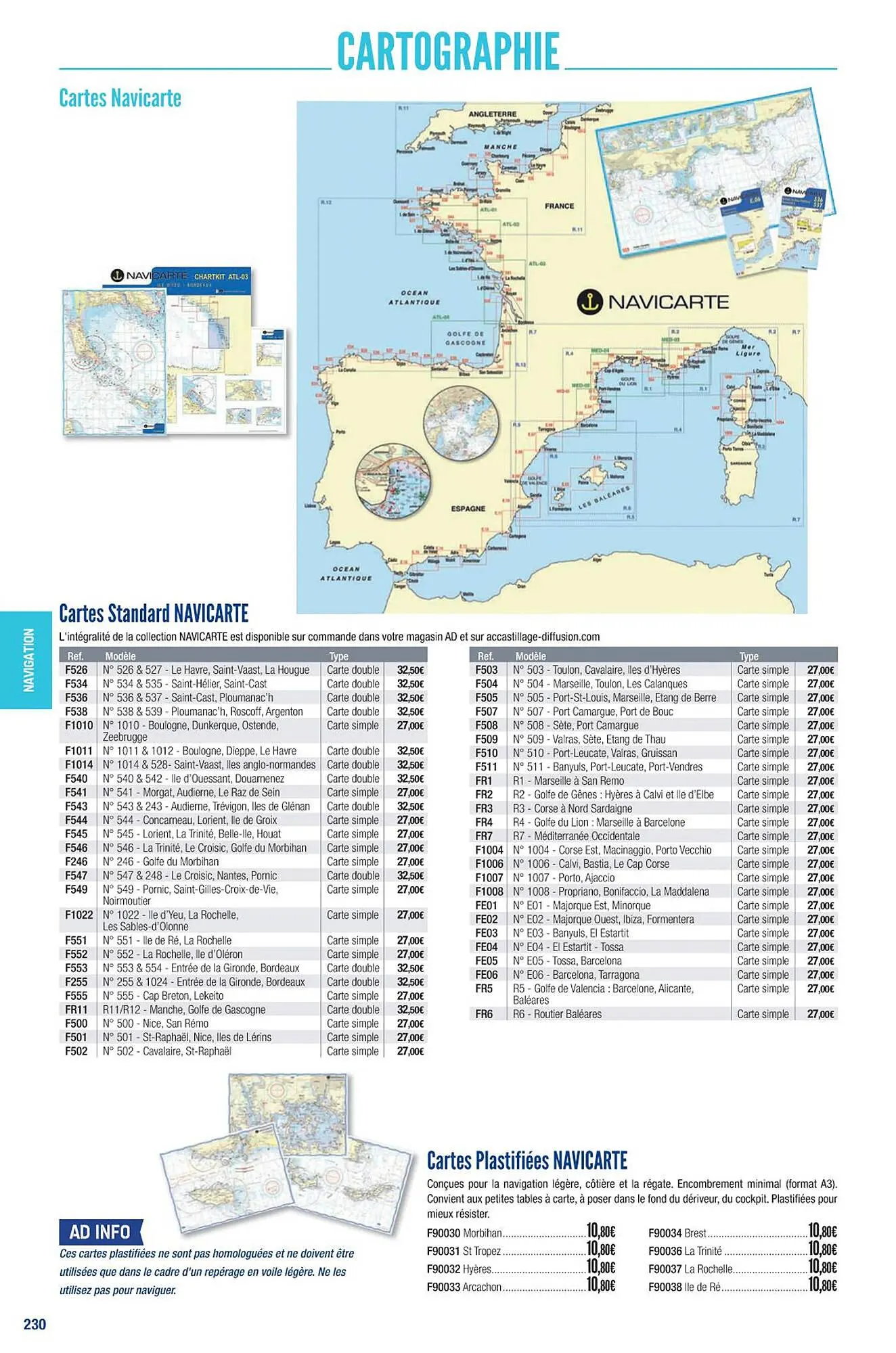 Catalogue Accastillage Diffusion du 1 mars au 31 décembre 2023 - Catalogue page 232