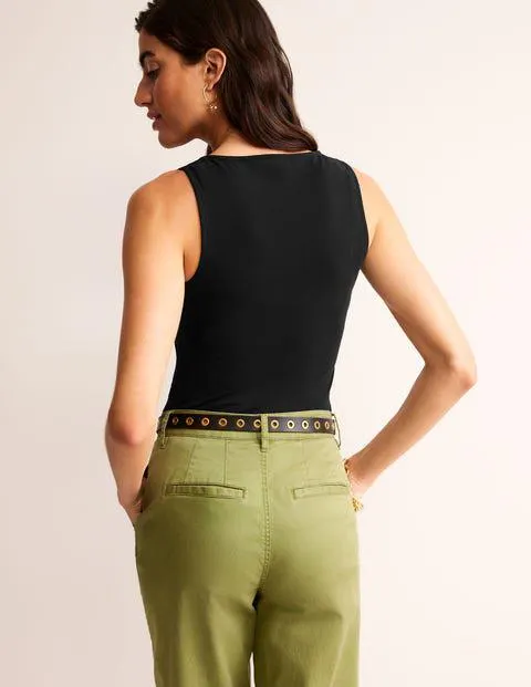 Débardeur double épaisseur à col U