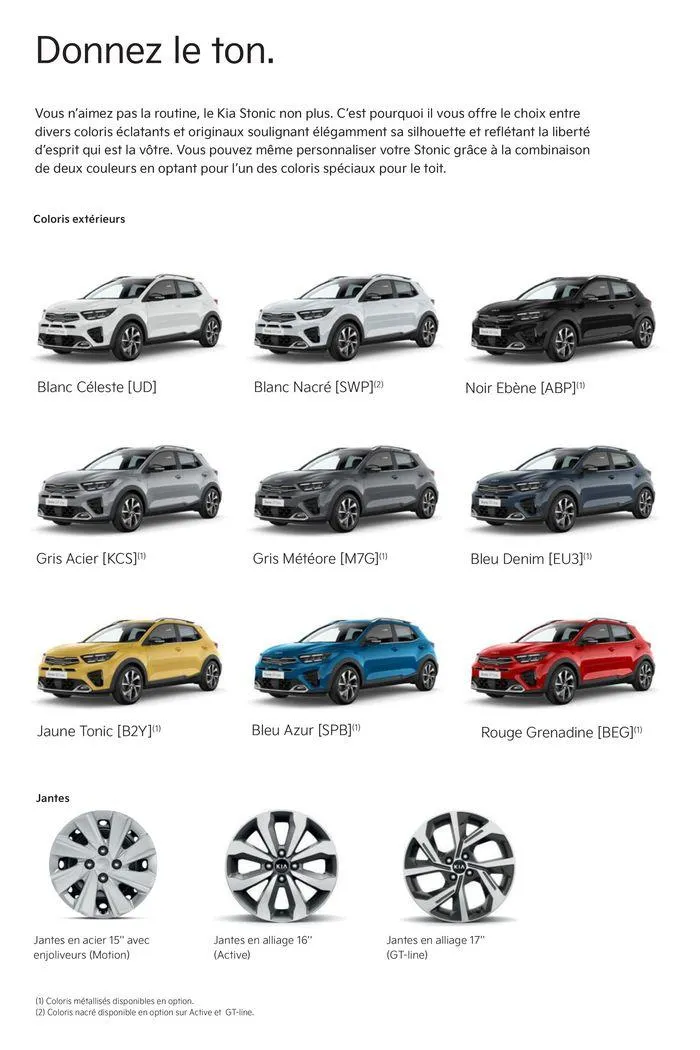 KIA Stonic du 15 août au 15 août 2025 - Catalogue page 22