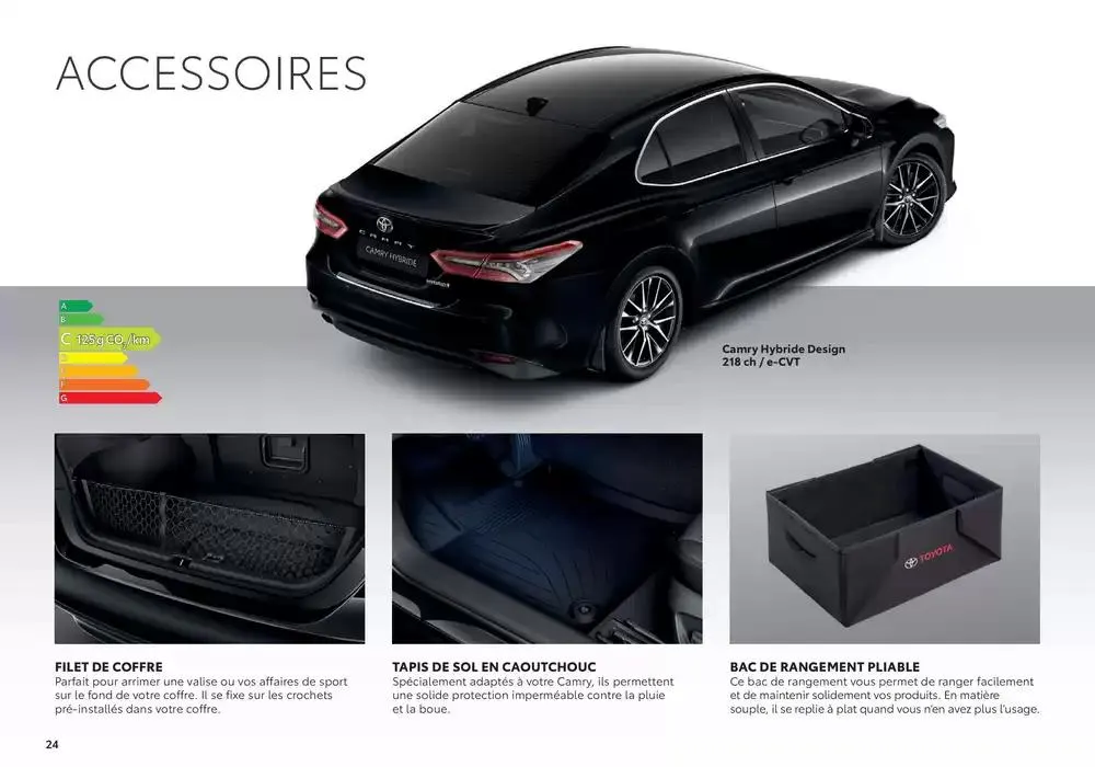 Toyota Camry  du 22 janvier au 22 janvier 2026 - Catalogue page 24