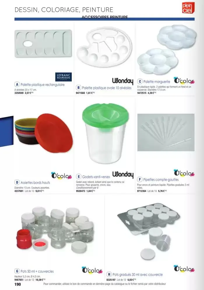 Écoles et loisirs 2025 du 1 janvier au 31 décembre 2025 - Catalogue page 190