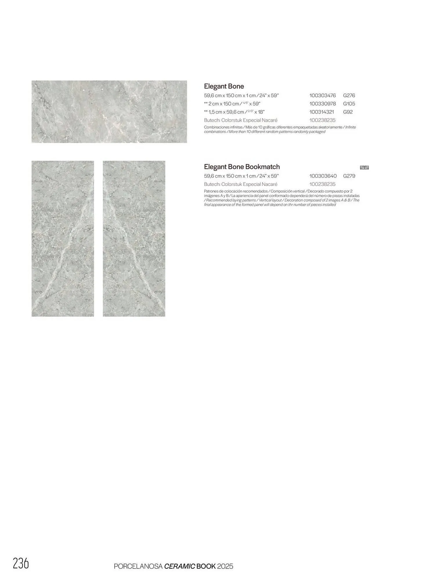 Catalogue Porcelanosa du 27 janvier au 31 décembre 2025 - Catalogue page 238