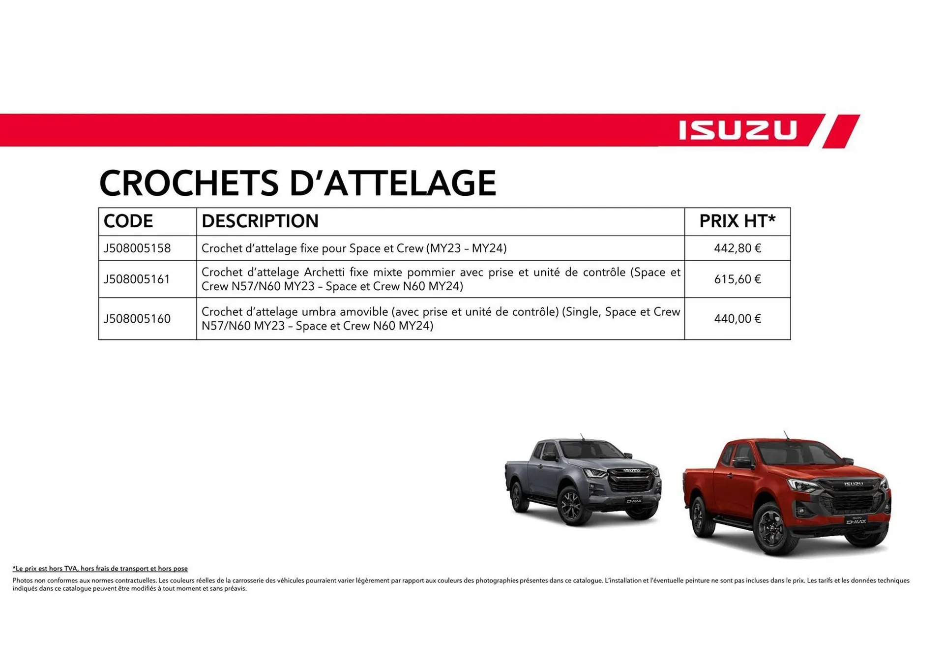 Catalogue Isuzu du 15 octobre au 15 octobre 2025 - Catalogue page 33