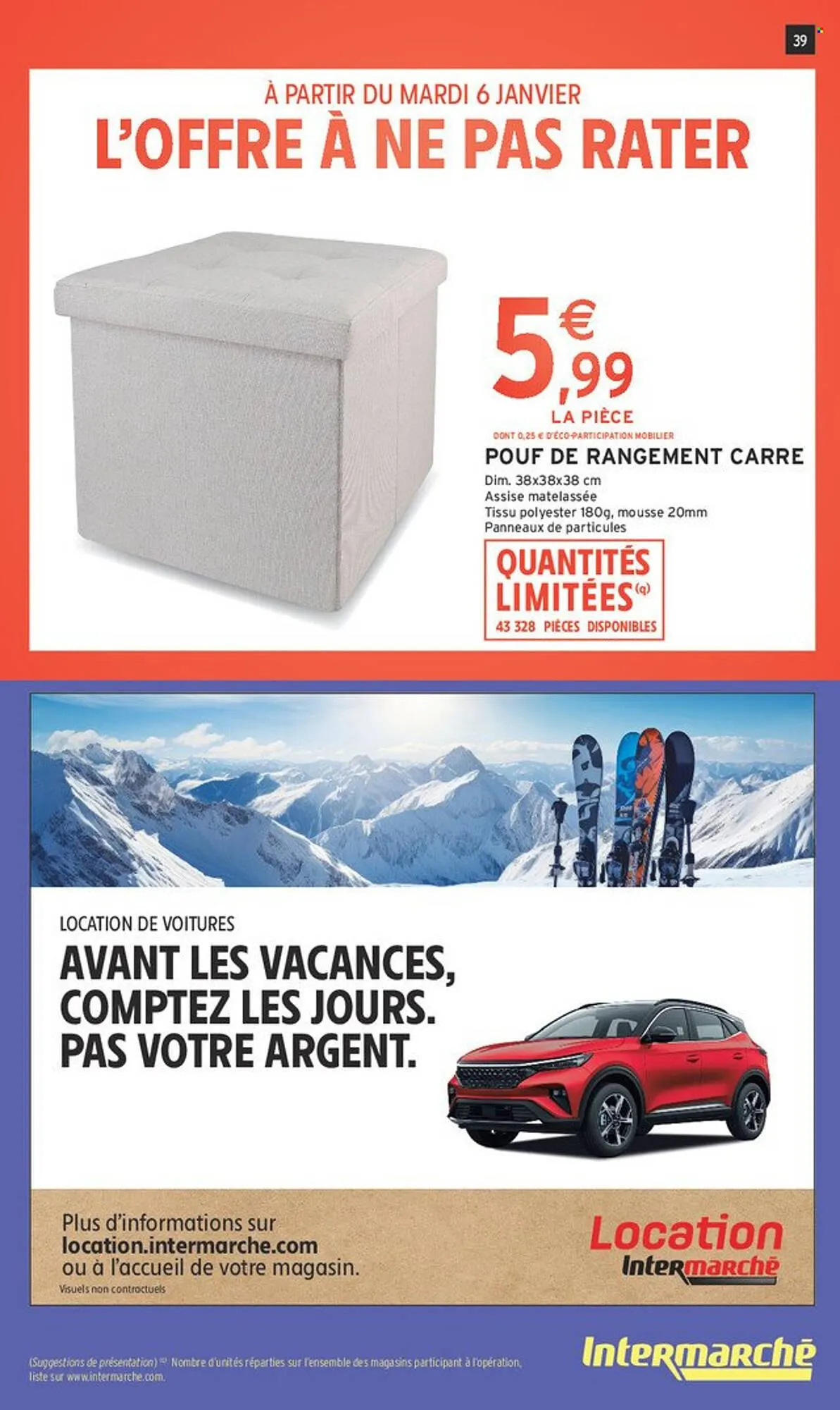 Catalogue Intermarché du 6 janvier au 18 janvier 2026 - Catalogue page 39
