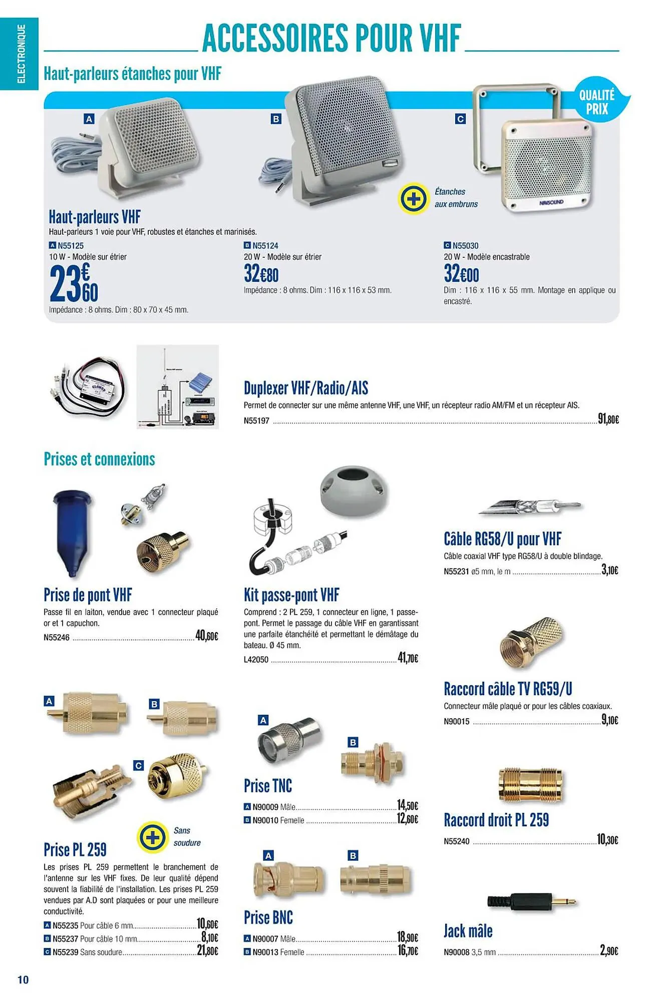 Catalogue Accastillage Diffusion du 1 mars au 31 décembre 2023 - Catalogue page 12
