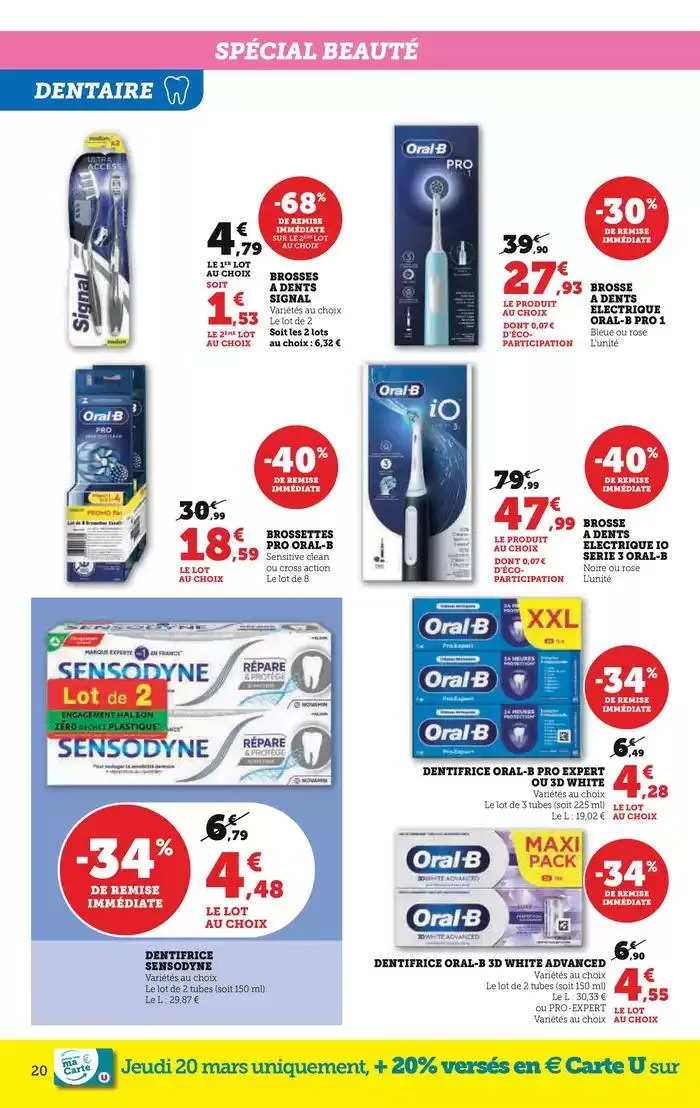 Spécial Beauté du 18 mars au 30 mars 2025 - Catalogue page 20