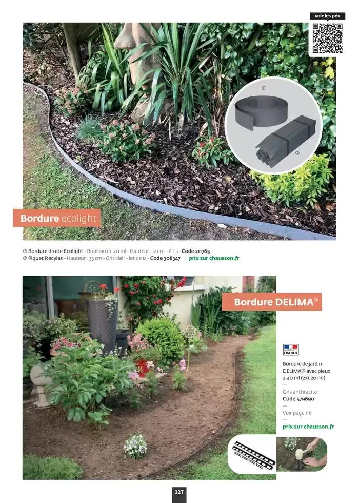 Aménagez votre extérieur SAISON 2025 du 1 janvier au 31 décembre 2025 - Catalogue page 129