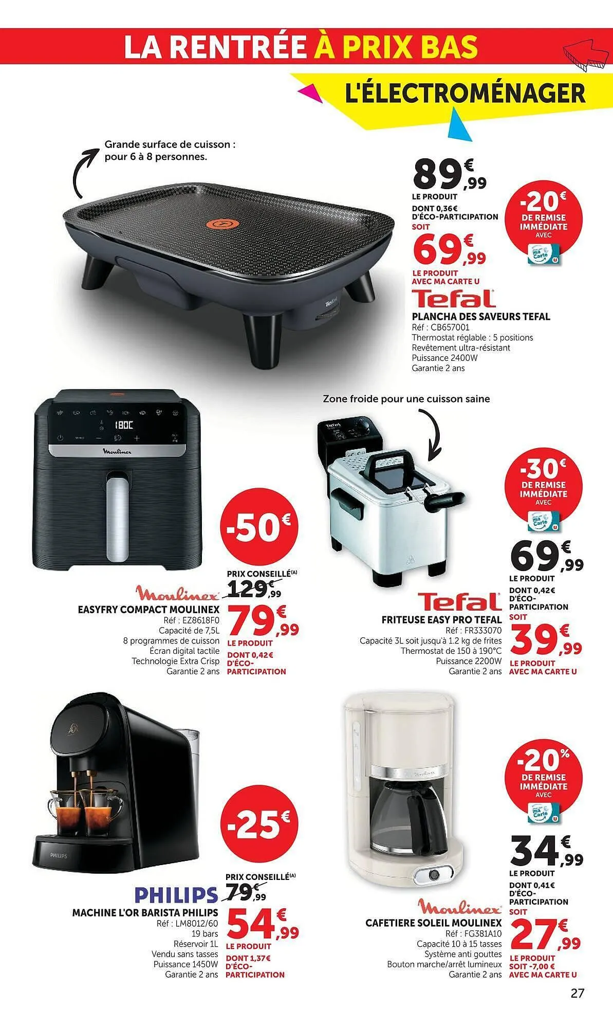 Catalogue Super U du 7 juillet au 9 août 2026 - Catalogue page 27