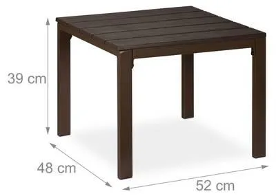 Table de balcon aspect bois