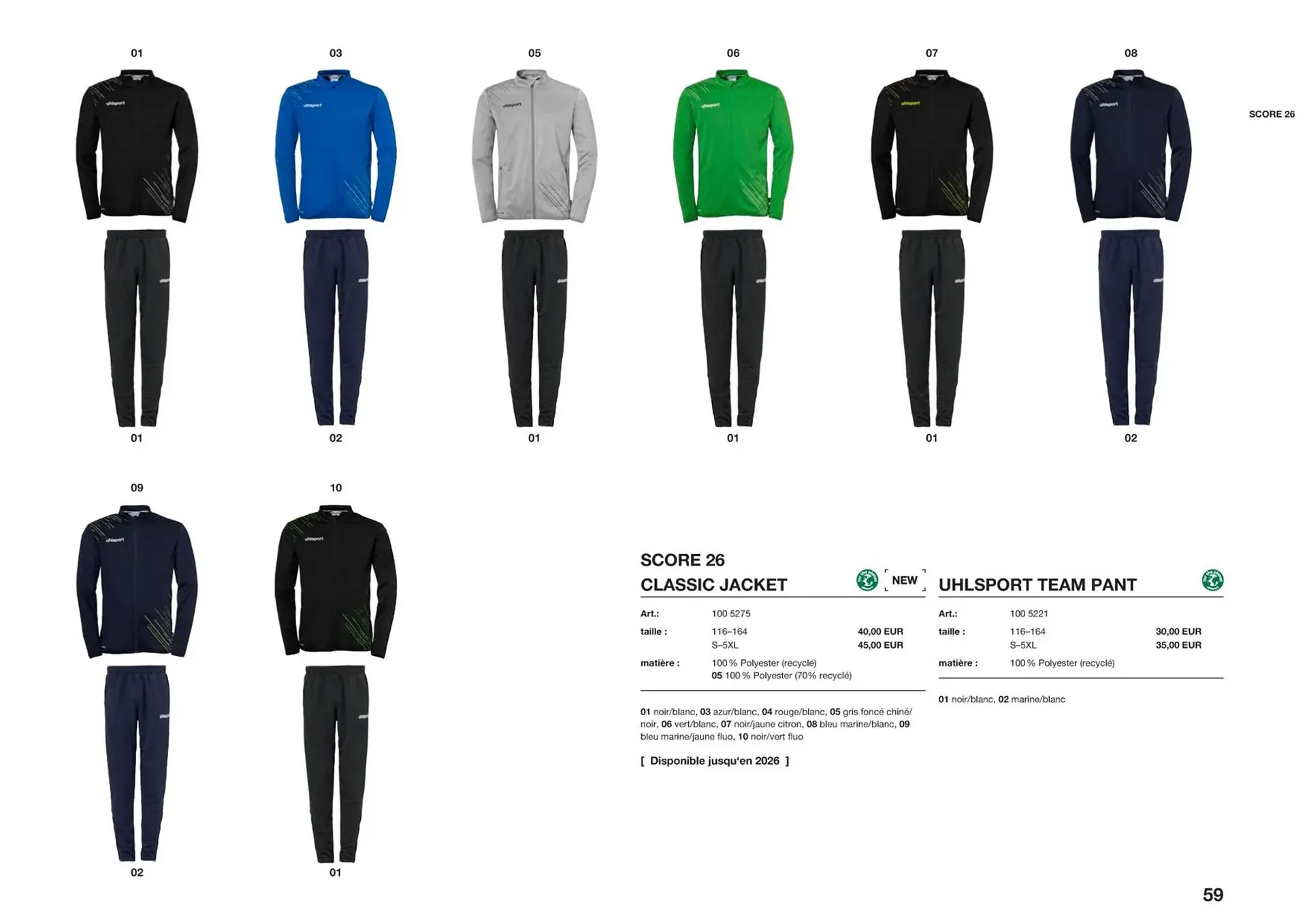 Catalogue Uhlsport du 1 mars au 31 décembre 2023 - Catalogue page 59