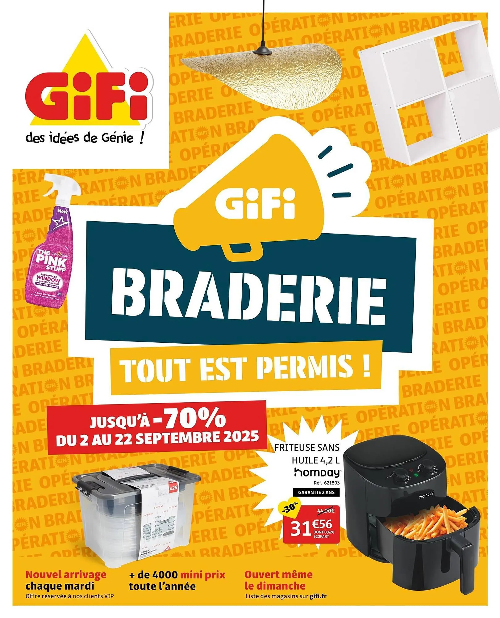 catalogue Gifi du 2 septembre au 15 septembre 2025 - Catalogue page 1