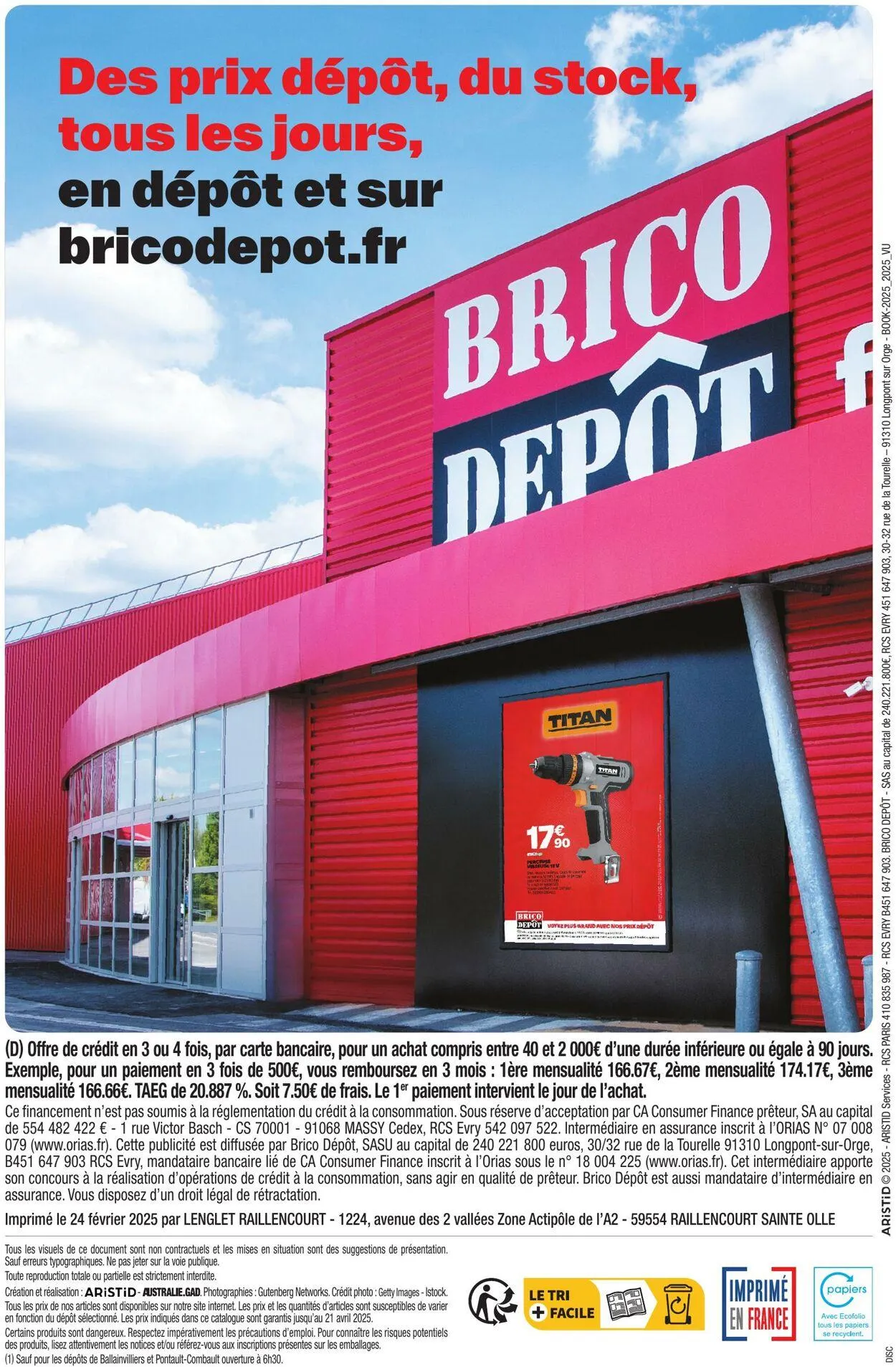 Brico Dépôt Catalogue actuel du 24 mars au 31 juillet 2025 - Catalogue page 596