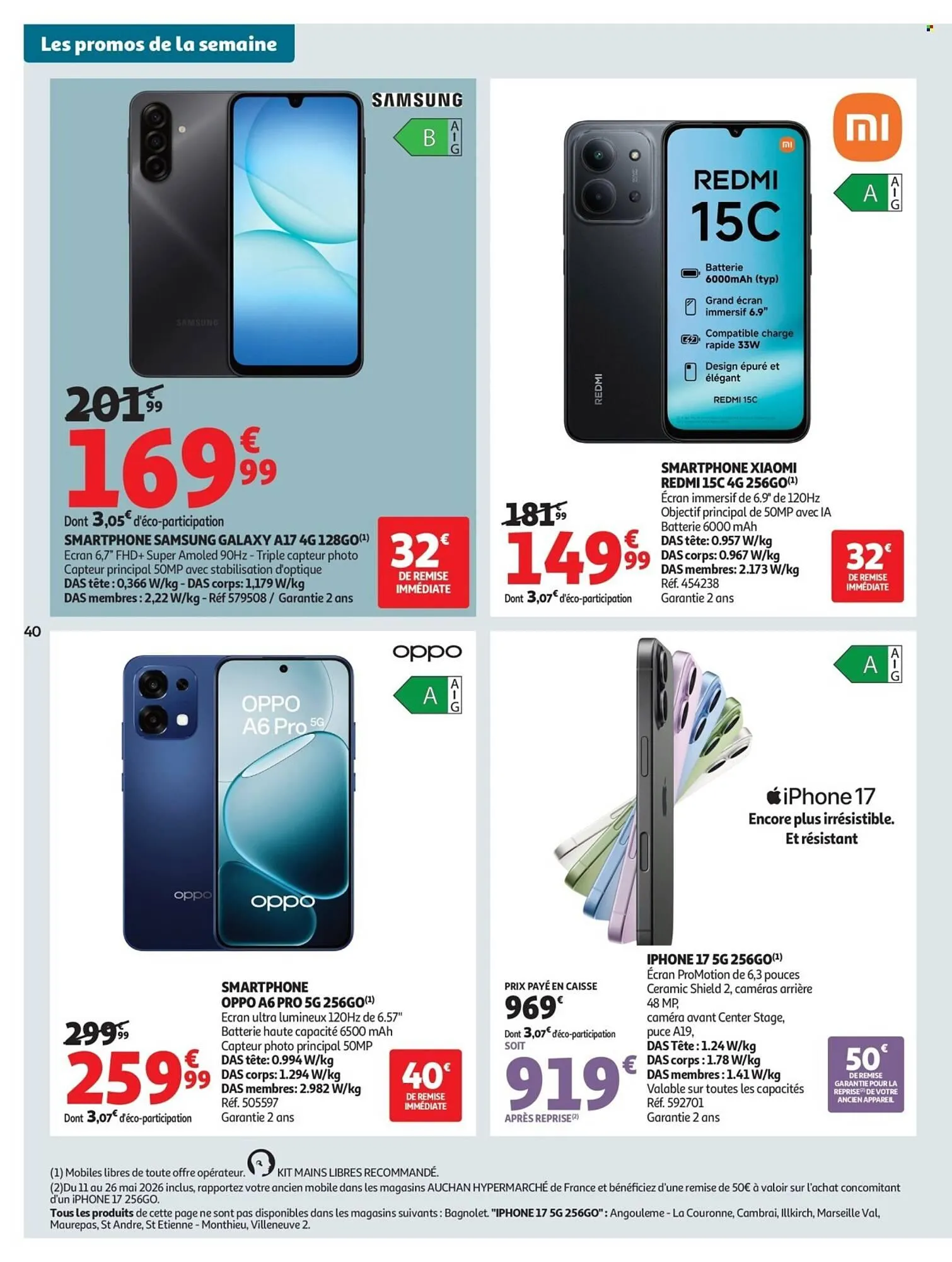 Catalogue Auchan du 12 mai au 25 mai 2026 - Catalogue page 40