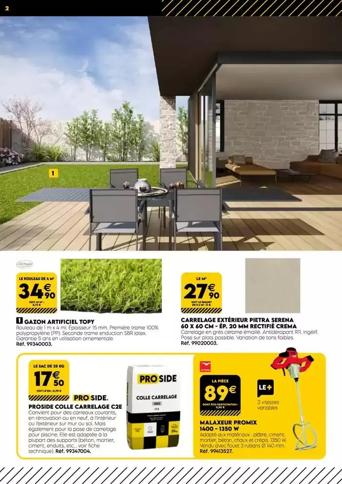 TOUT POUR LES BEAUX JOURS AJIMATERIAUX Mars 2025 du 3 mars au 31 mars 2025 - Catalogue page 2