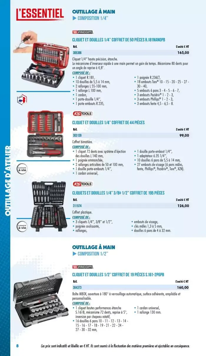 Essentiel Industrie 2025 du 3 janvier au 31 décembre 2025 - Catalogue page 10