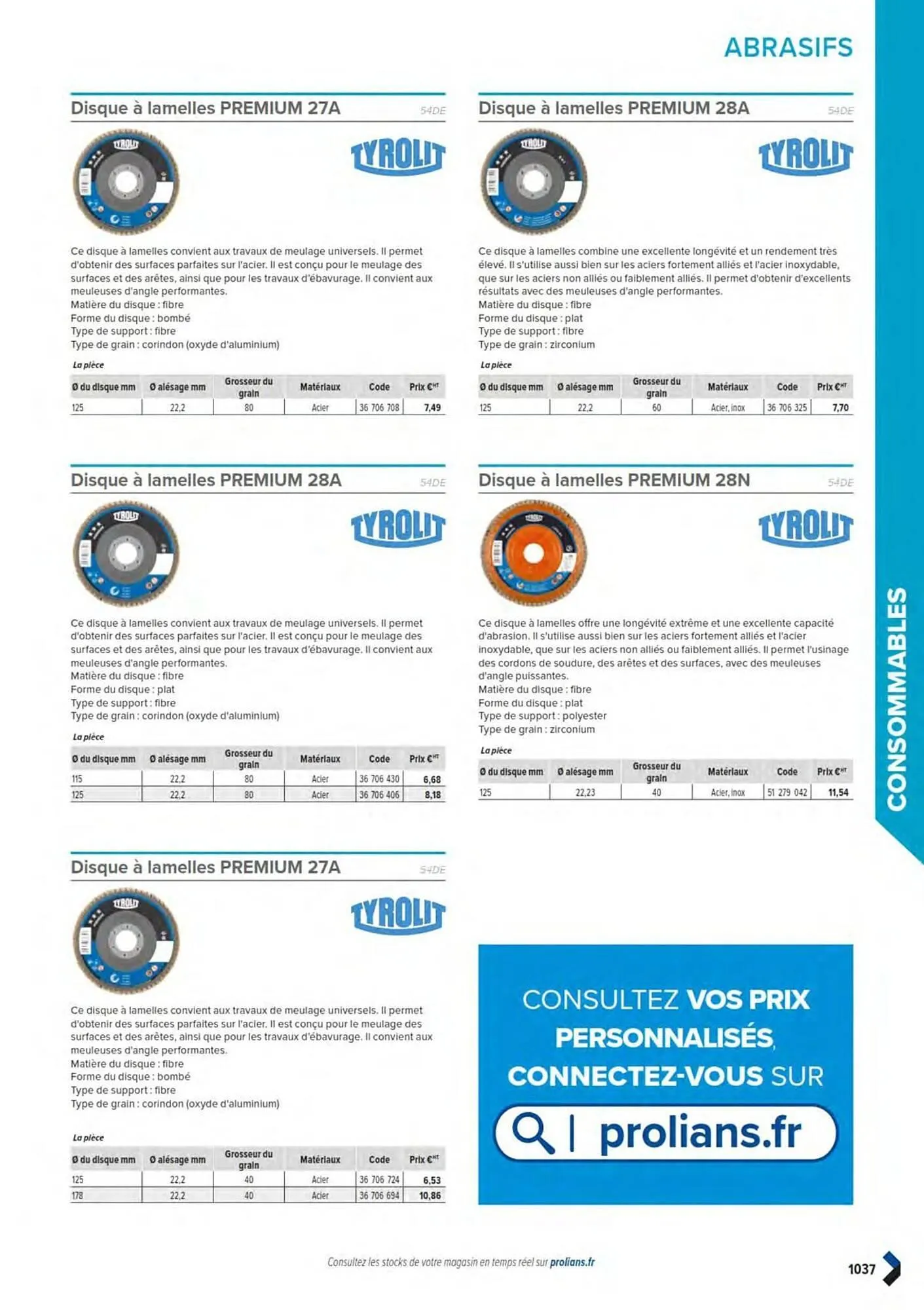 Catalogue Prolians du 11 mars au 31 décembre 2025 - Catalogue page 1039
