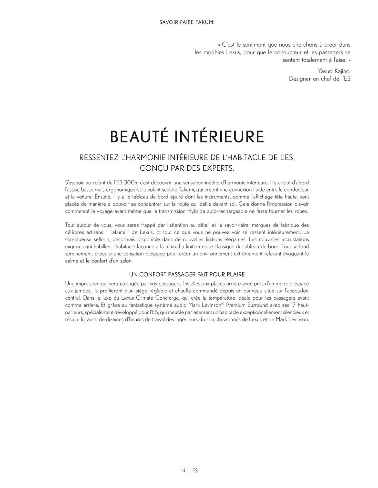 Catalogue Lexus du 27 mars au 27 mars 2026 - Catalogue page 14