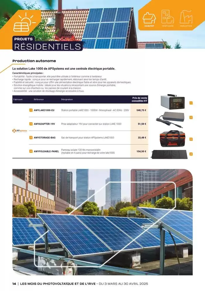 Les mois du Photoboltaique et de l'IRVE 2025 du 3 mars au 30 avril 2025 - Catalogue page 14