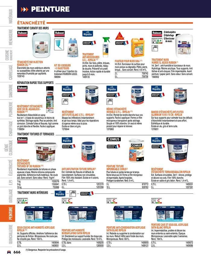 Guide produits 2024 du 15 mars au 31 décembre 2024 - Catalogue page 666