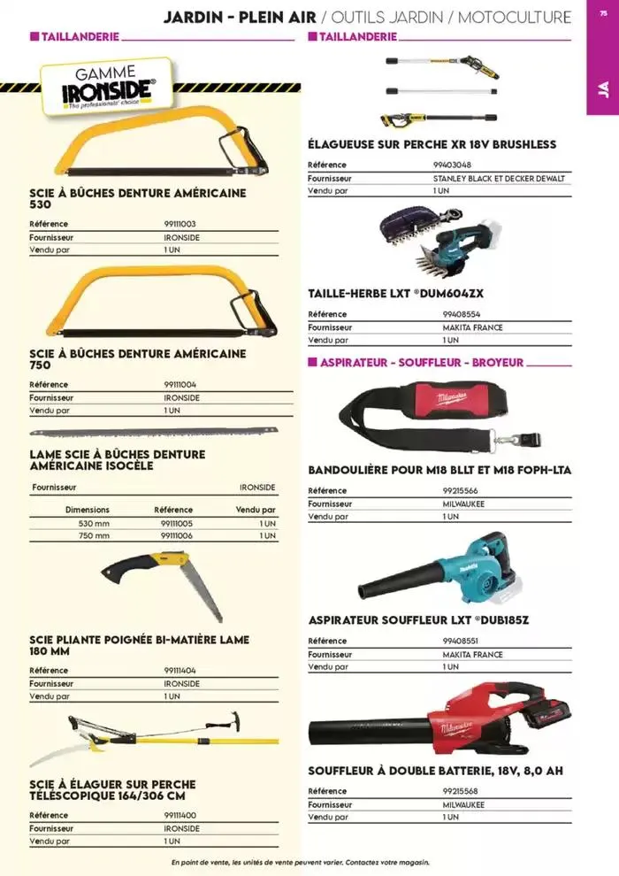 Tout faire +de 15 000 Produits du 17 décembre au 30 juin 2025 - Catalogue page 722