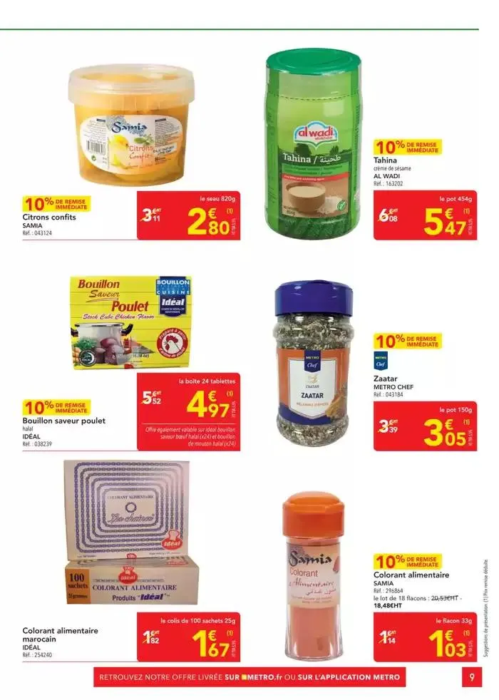 Metro #Sélection Promos Spécial Ramadan du 30 janvier au 29 mars 2025 - Catalogue page 9