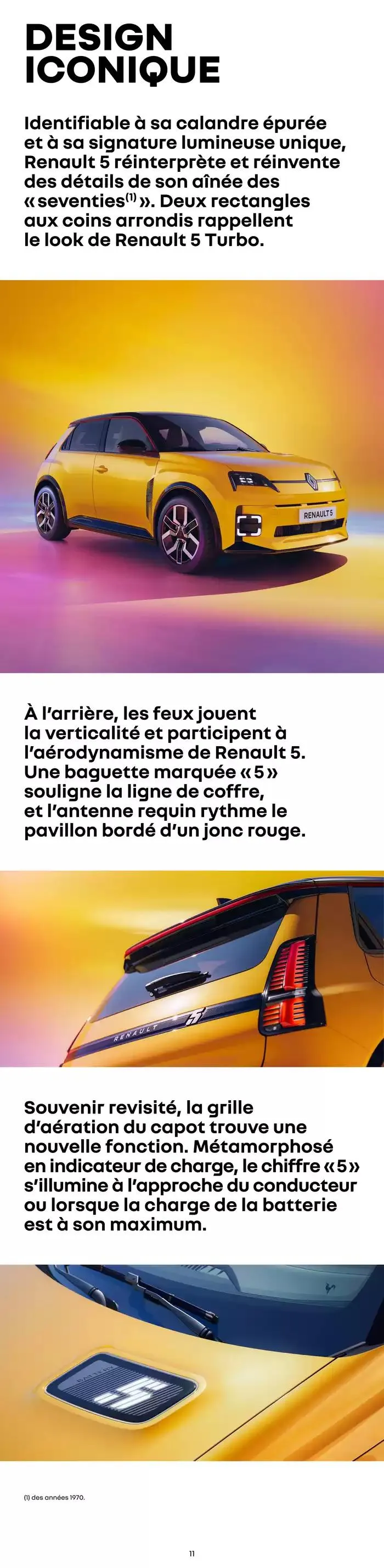 RENAULT 5 E-TECH 100% électrique du 7 janvier au 7 janvier 2026 - Catalogue page 11