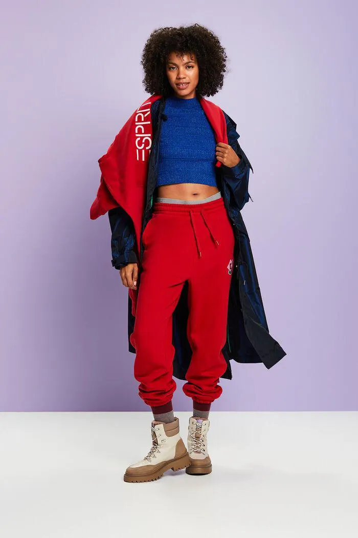 Pull-over court à col droit animé d’un effet lamé