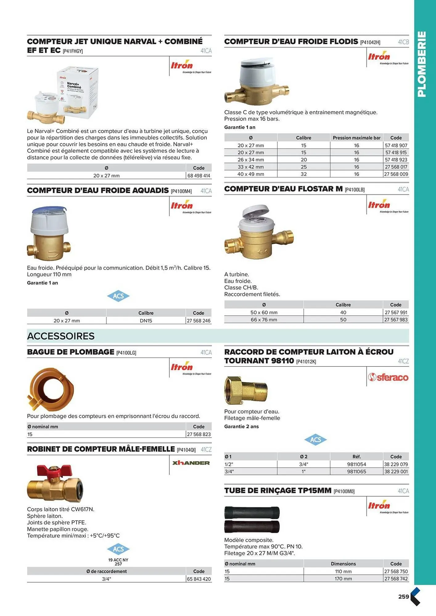 Catalogue Prolians du 2 octobre au 31 décembre 2025 - Catalogue page 259