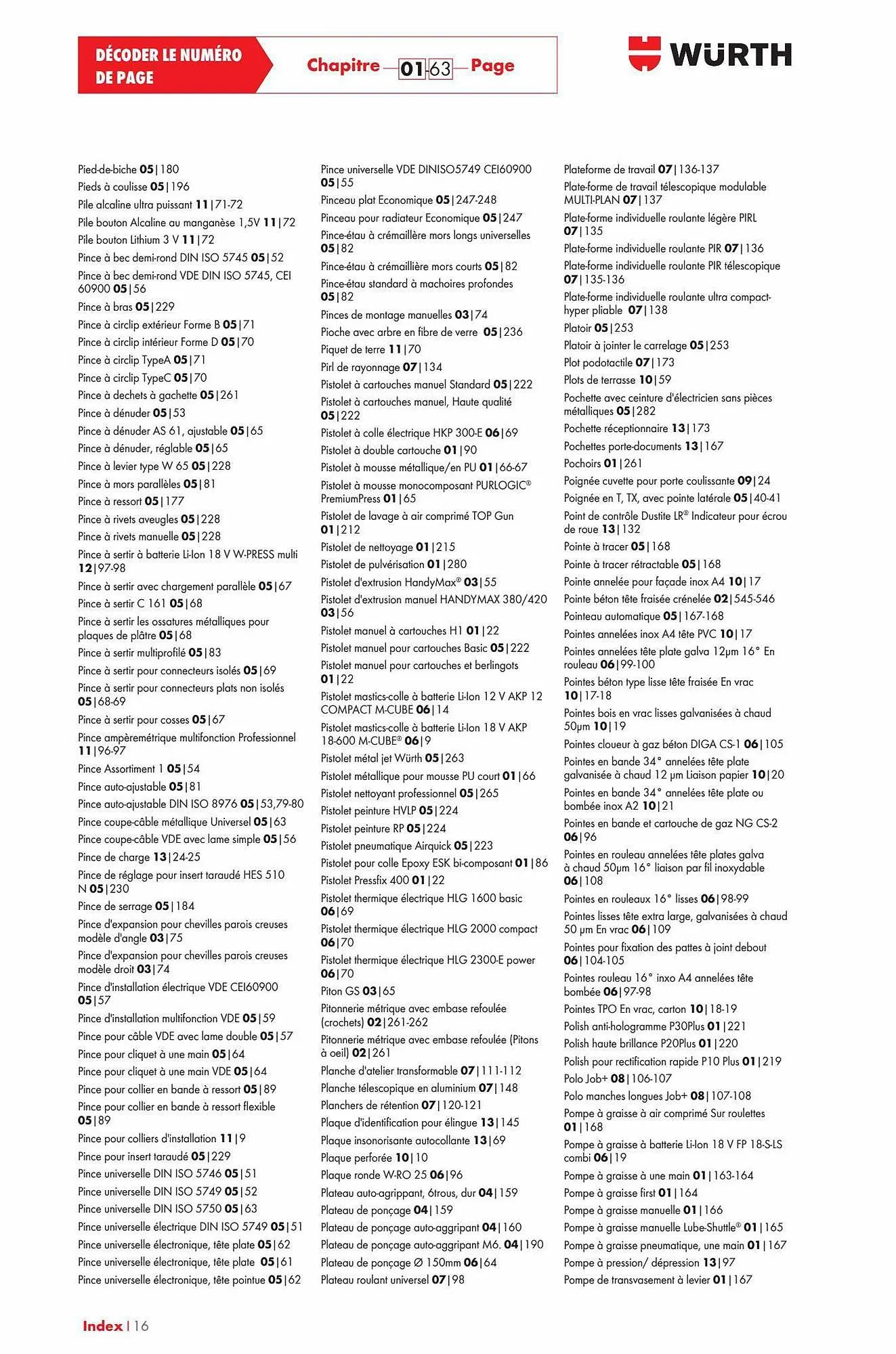 Catalogue Würth du 29 décembre au 31 décembre 2023 - Catalogue page 93