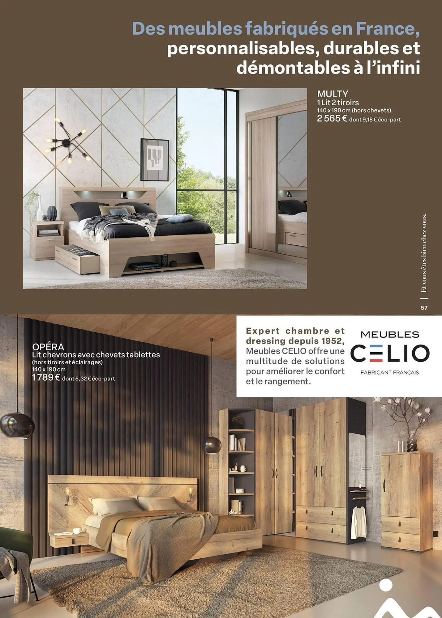 Catalogue monsieur meuble du 16 septembre au 31 mai 2026 - Catalogue page 57