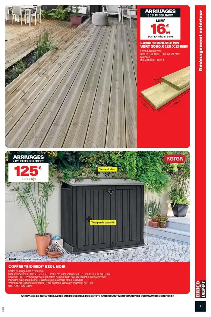 Spécial extérieur ! du 18 avril au 1 mai 2025 - Catalogue page 7