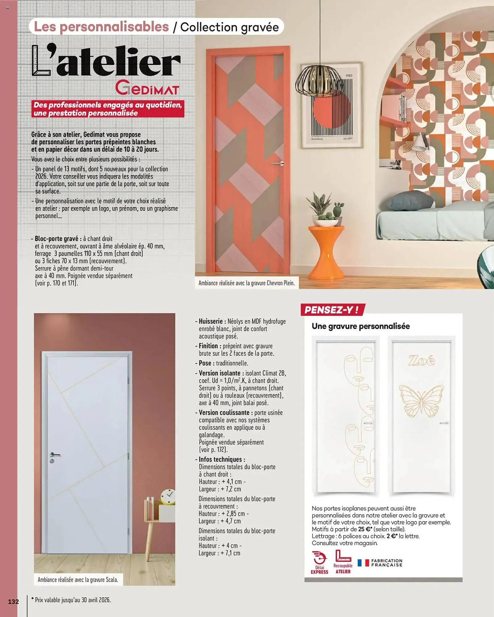 Catalogue Gedimat du 14 avril au 30 avril 2026 - Catalogue page 132