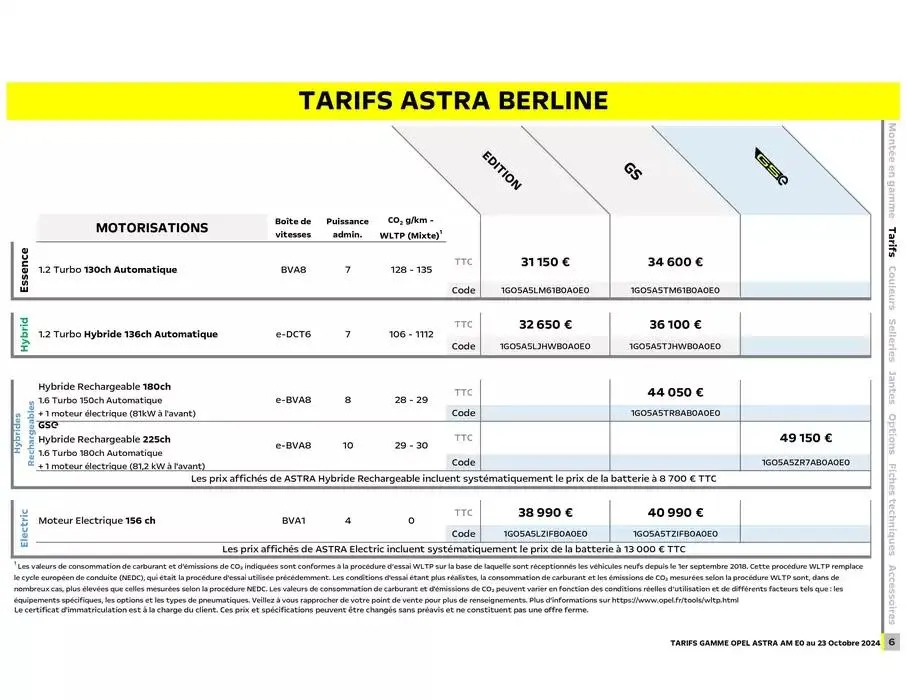 Opel Astra du 17 décembre au 17 décembre 2025 - Catalogue page 7