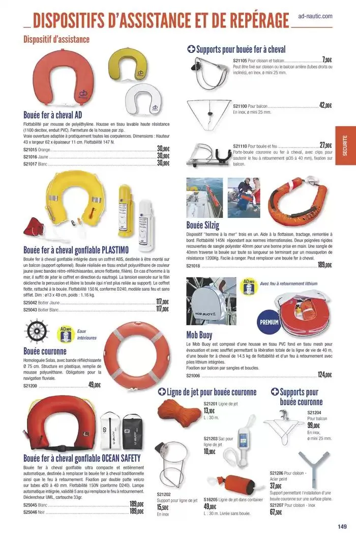 Catalogue Accastillage Diffusion 2025 du 1 janvier au 31 décembre 2025 - Catalogue page 151