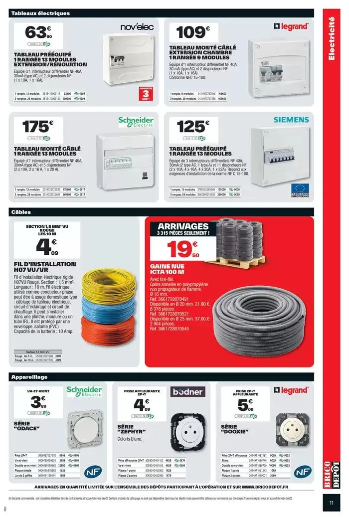 Spécial chantier intérieur ! du 28 mars au 10 avril 2025 - Catalogue page 11