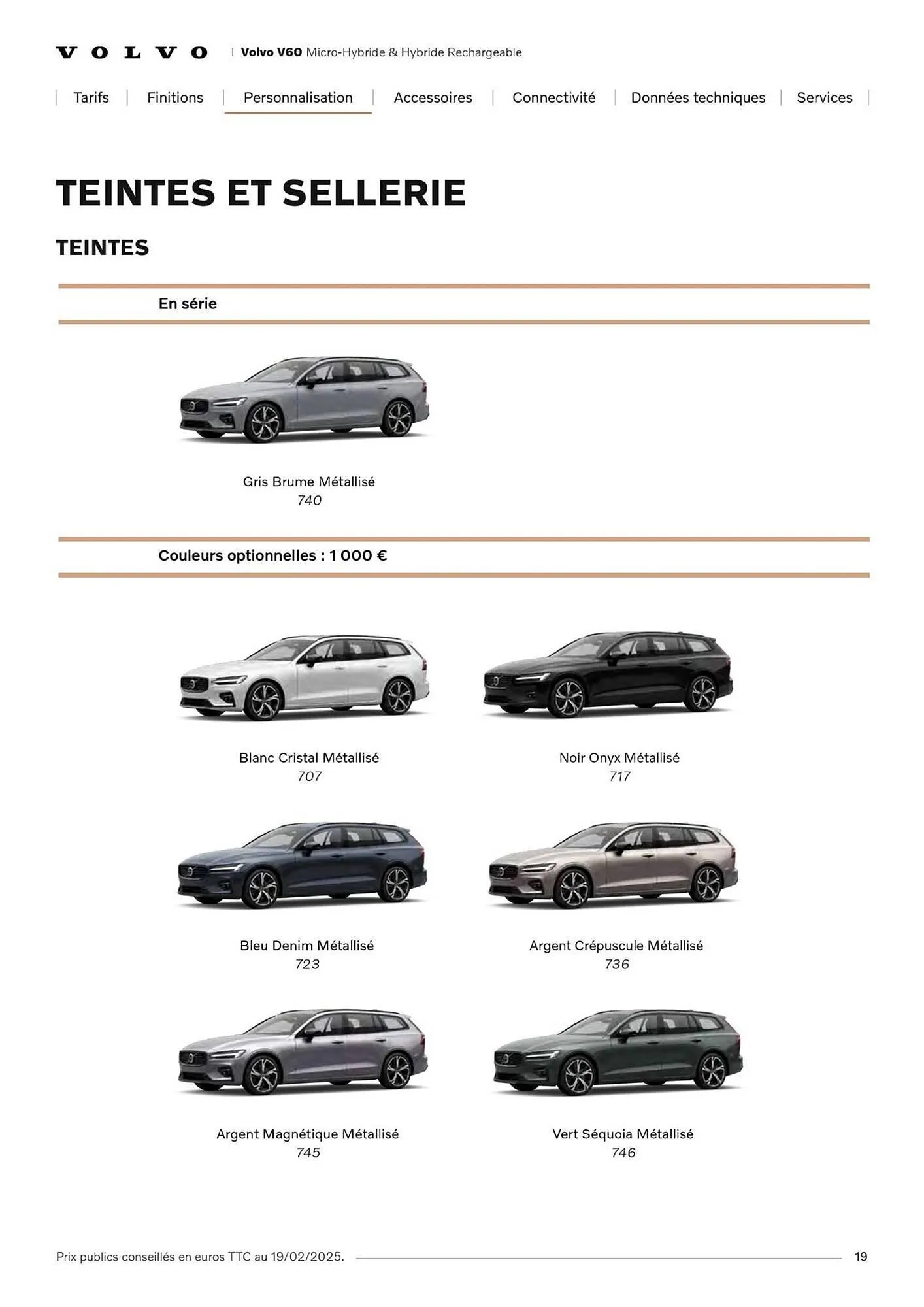 Catalogue VOLVO du 7 janvier au 31 janvier 2027 - Catalogue page 19